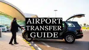 Airport transfer from Dubai airport to hotel with professional chauffeur service