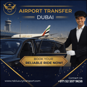 Airport transfer from Dubai to Abu Dhabi with professional chauffeur service