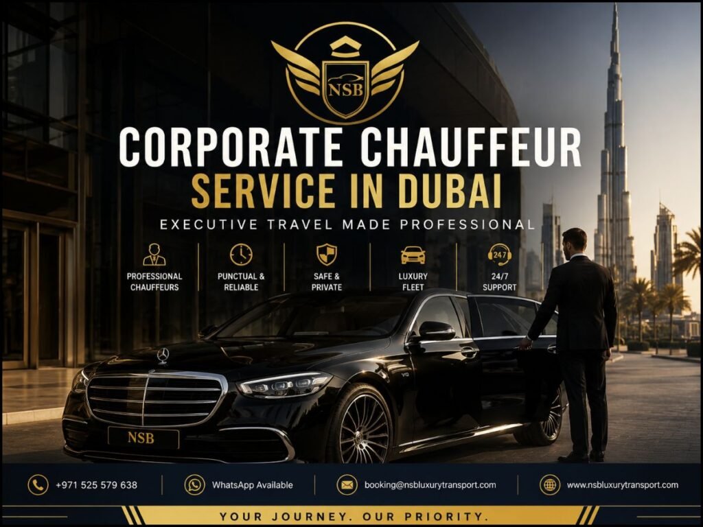 Corporate Chauffeur Service in Dubai – Executive Travel 2026