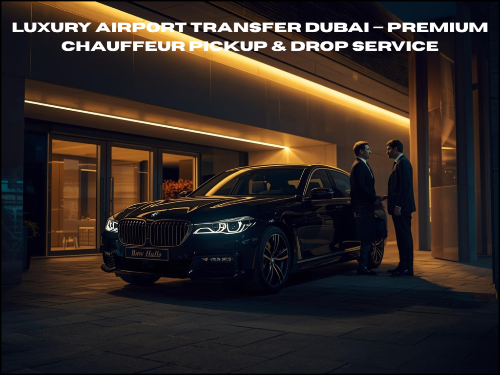 Luxury airport transfer Dubai executive chauffeur pickup