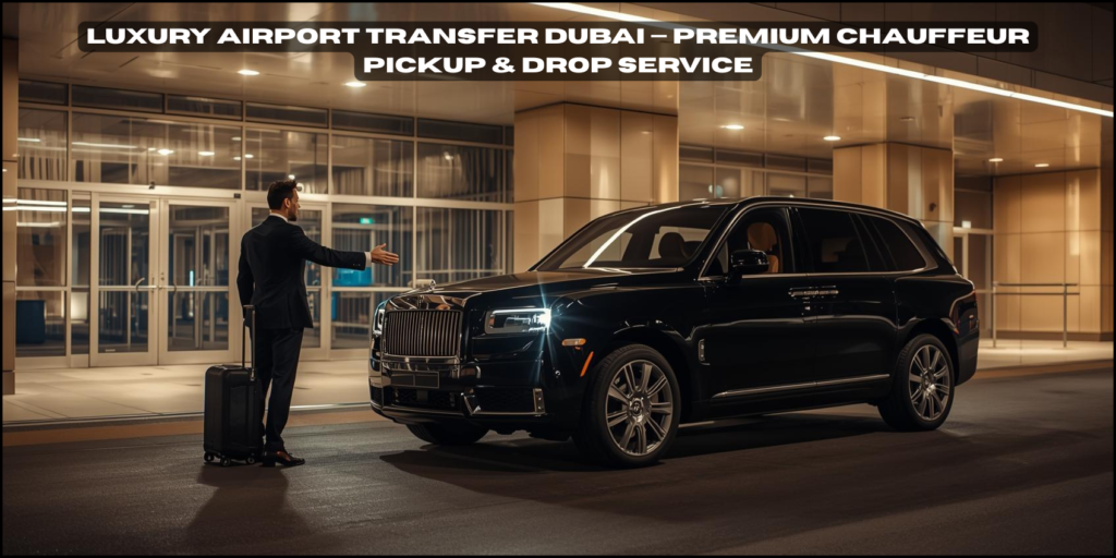 Arrive or depart Dubai in comfort with luxury airport chauffeur service.