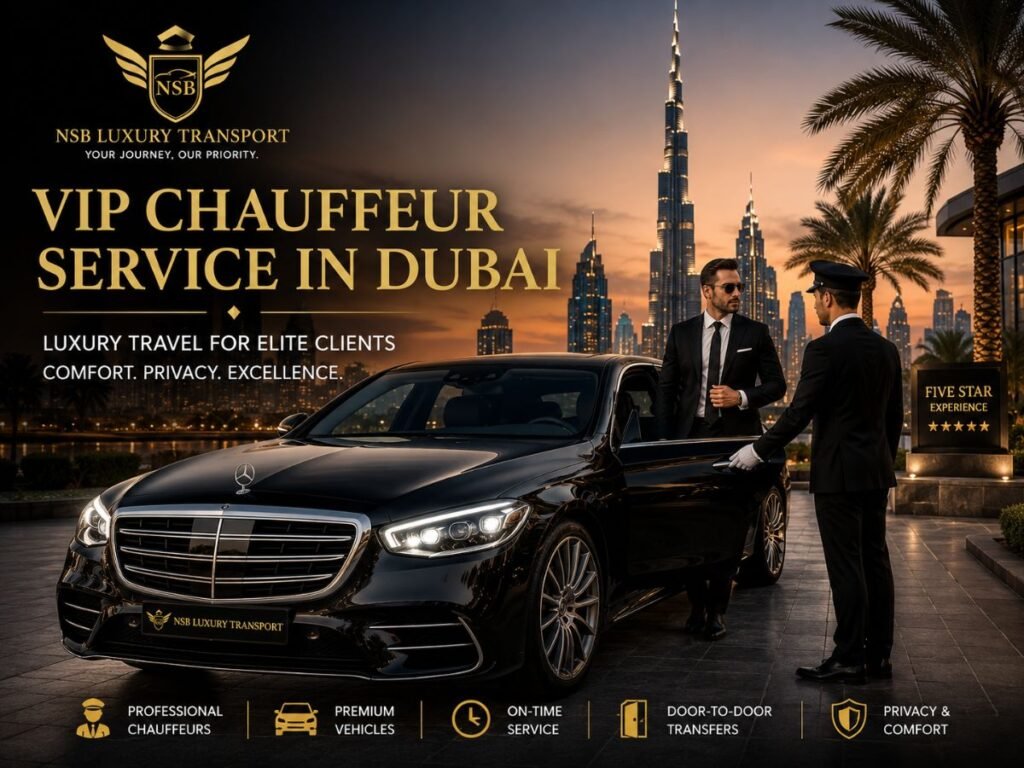 VIP Chauffeur Service in Dubai – Luxury Travel for Elite Clients