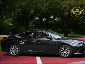 Lexus luxury sedan airport transfer Dubai chauffeur service