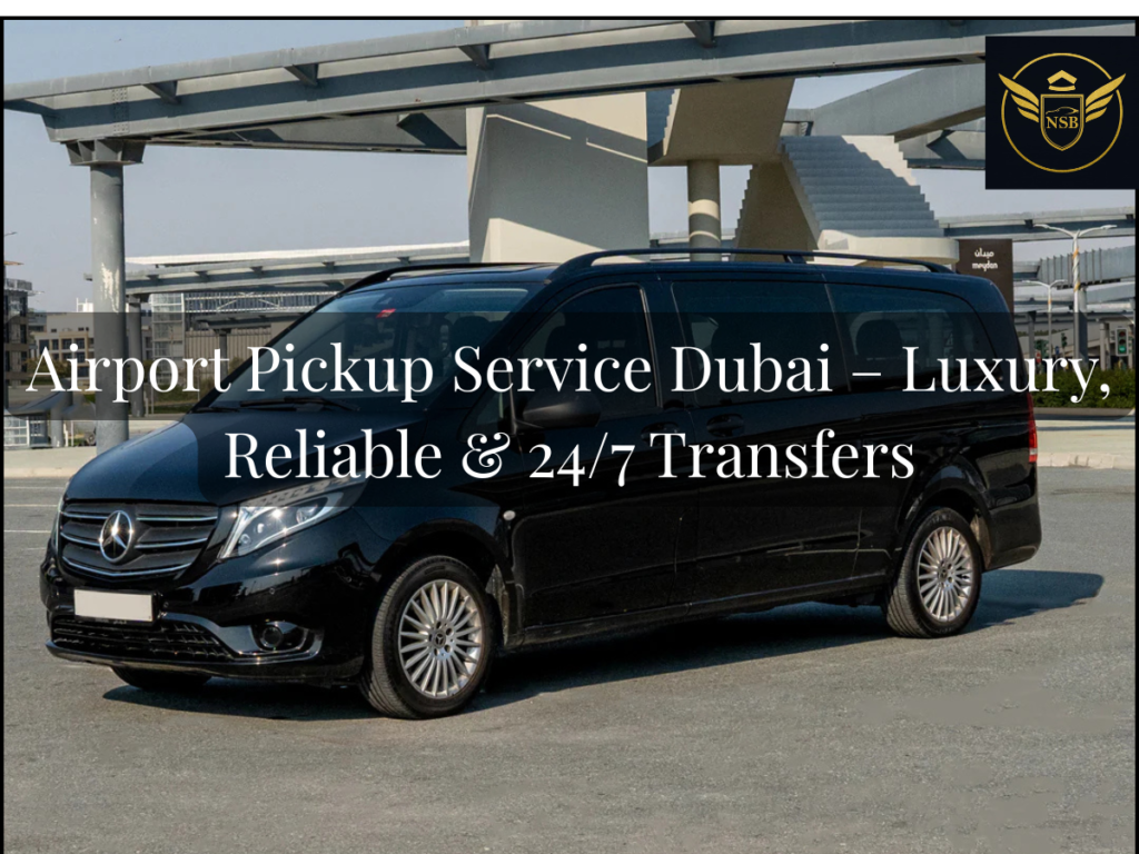 Mercedes V Class airport transfer Dubai luxury van chauffeur service