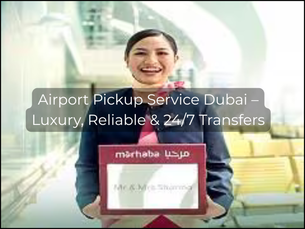 Dubai airport chauffeur helping with luggage pickup service