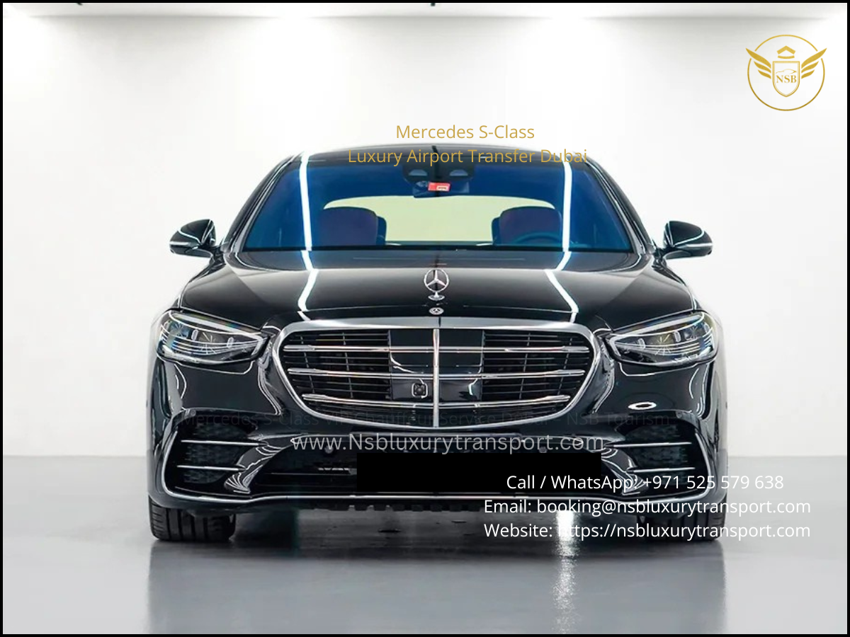 Mercedes S-Class airport transfer Dubai VIP chauffeur service