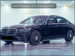Mercedes S-Class airport transfer Dubai VIP chauffeur service