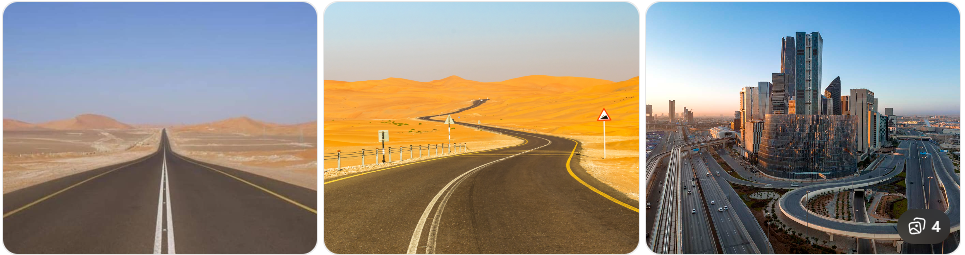 Dubai to Riyadh chauffeur service luxury SUV desert highway