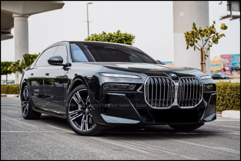 BMW 7 Series Luxury Car with Driver Dubai