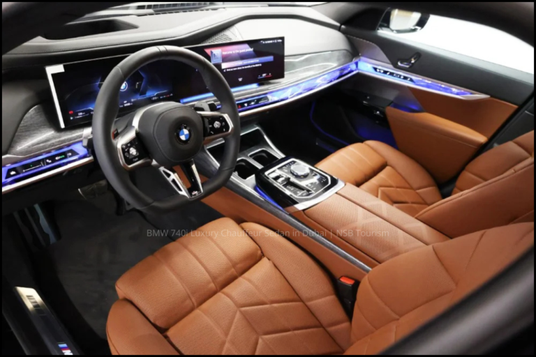 BMW 7 Series Luxury Car with Driver Dubai