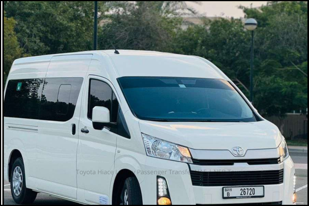 Toyota Hiace Front View | NSB Luxury Transport