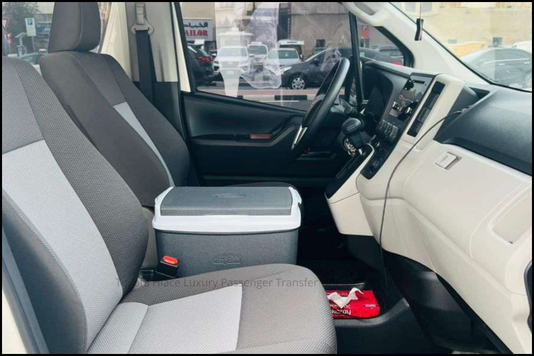 Toyota Hiace Front View | NSB Luxury Transport
