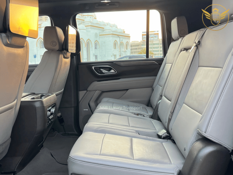 GMC Yukon XL Rear Passenger Luxury Seating