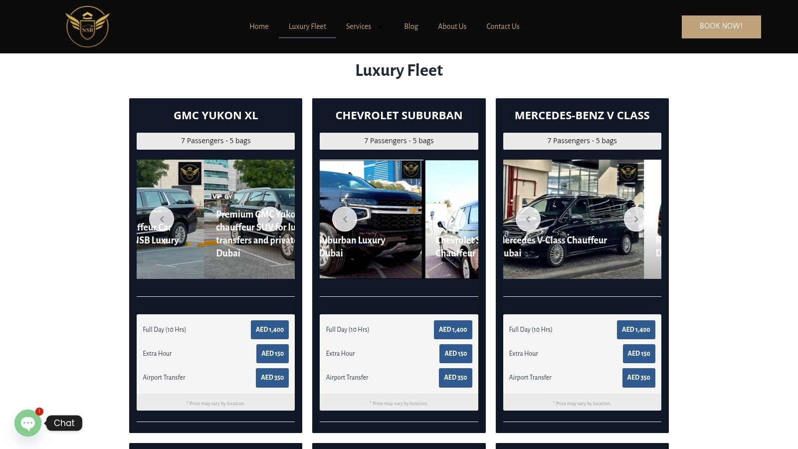 Screenshot from https://www.nsbluxurytransport.com/our-fleet/