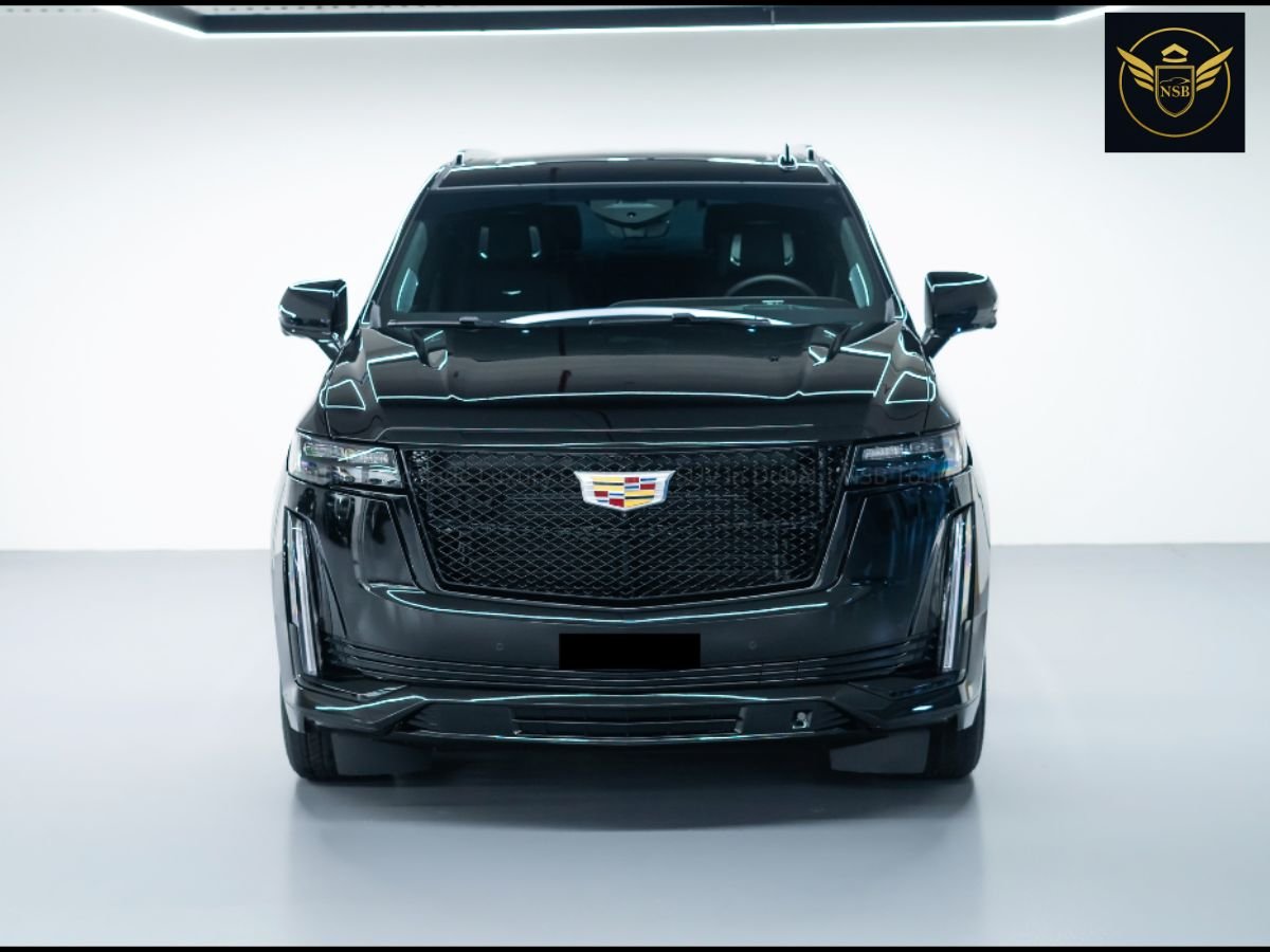 Cadillac Escalade luxury chauffeur service in Dubai by NSB Luxury Transport for airport transfer and private driver service
