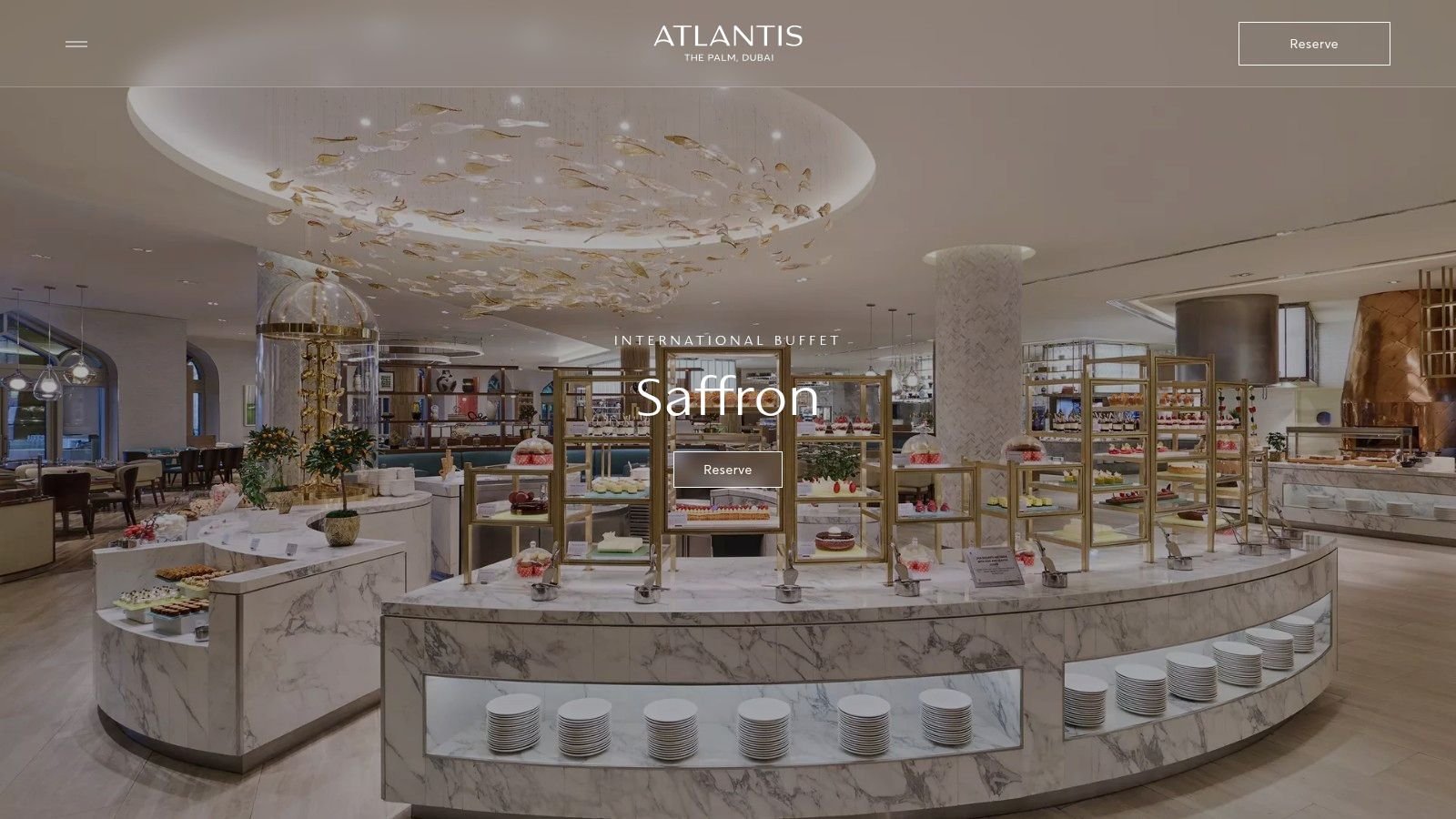 Saffron Saturday Brunch – Atlantis, The Palm