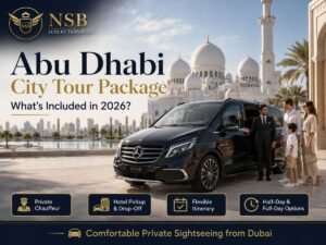 Abu Dhabi City Tour Package with private chauffeur, Mercedes V-Class, Sheikh Zayed Grand Mosque and flexible sightseeing