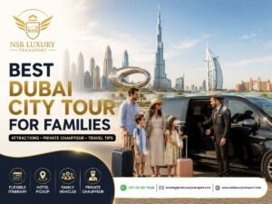 Dubai city tour for family with private chauffeur and luxury vehicle