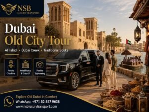 Dubai Old City Tour with private chauffeur at Al Fahidi, Dubai Creek and traditional souks