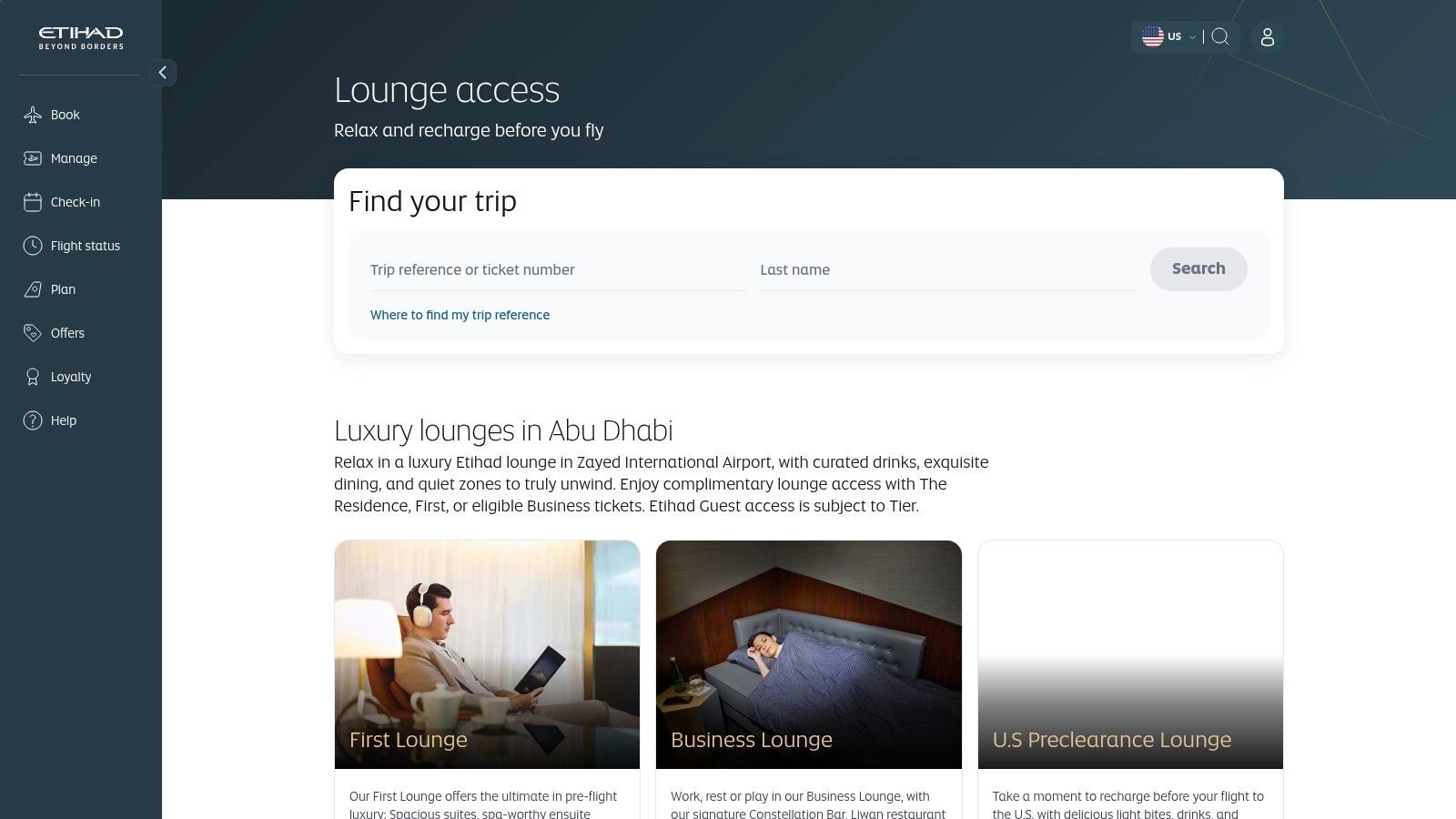 Etihad First Class Lounge