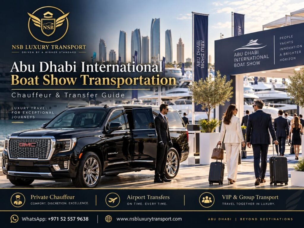 Abu Dhabi International Boat Show Transportation – Chauffeur & Transfer Guide