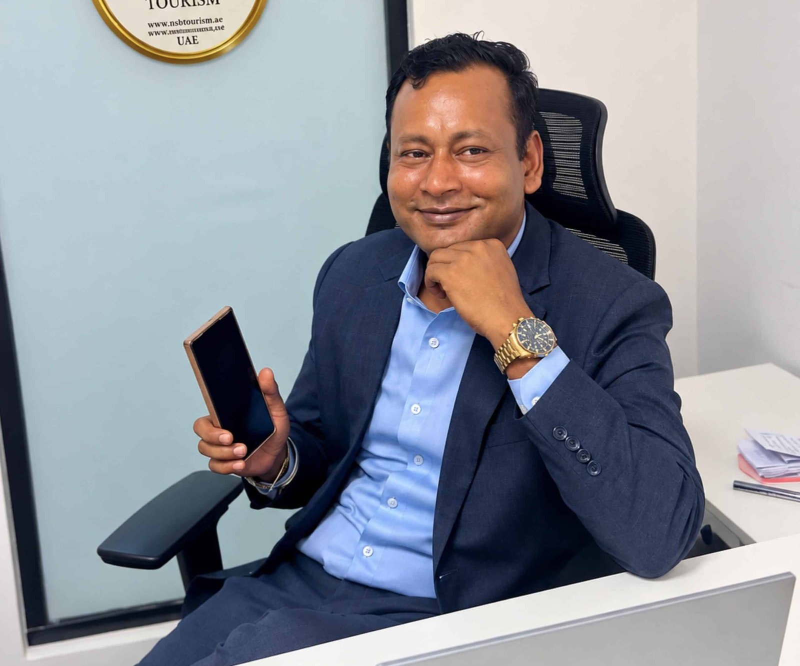 Baban Chatterjee founder of NSB Luxury Transport Dubai